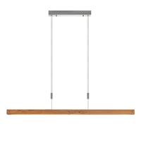 Lindby Alimara LED hout-hanglamp, 138 cm
