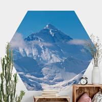 Klebefieber Hexagon Fototapete selbstklebend Mount Everest