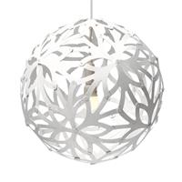 DAVID TRUBRIDGE Floral Hängelampe Ø 40cm weiß