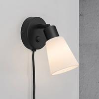 Nordlux Wandlamp Cole van glas en metaal, 1-lamp