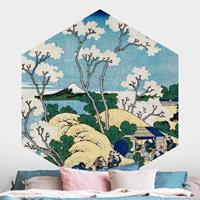 Klebefieber Hexagon Fototapete selbstklebend Katsushika Hokusai - Der Fuji von Gotenyama