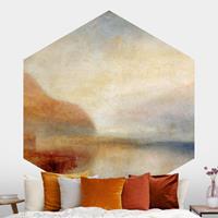 Klebefieber Hexagon Fototapete selbstklebend William Turner - Monte Rosa
