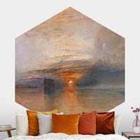 Klebefieber Hexagon Fototapete selbstklebend William Turner - Strand bei Calais