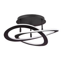Viokef LED plafondlamp Charlie, Ã 52 cm, zwart