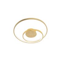 QAZQA Art Deco Deckenleuchte gold dimmbar inkl. LED - Rowan
