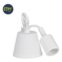 EDM E27 60w weißer (98,4 cm) Silikonanhänger - 