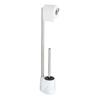 Wenko Stand WC-Garnitur Adrada, Keramik - Weiß - 