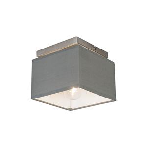 QAZQA Plafondlamp vt - Grijs - Modern - L 170mm