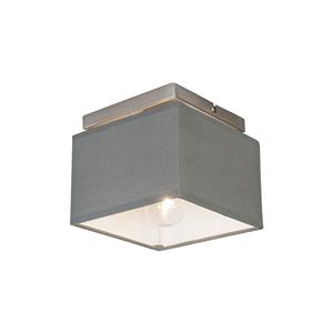 QAZQA Moderne Deckenleuchte grau - VT 1