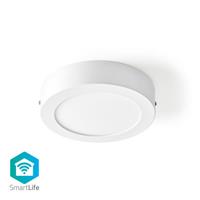 Nedis SmartLife Deckenleuchte / WLAN / Kaltweiss / Warmweiss / rund / Durchmesser: 170 mm / 17 x 17 x 3.8 cm / 800 lm / 2700 - 6500 K / IP20 /