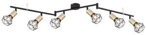 Globo Strahler altmessing schwarz