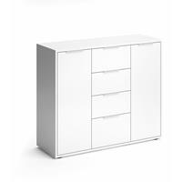 Vicco Sideboard LEON Kommode Schrank Weiß Fernsehschrank TV Anrichte Highboard - 