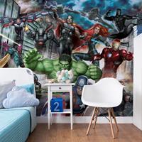 MARVEL Fototapete "Avengers", Mehrfarbig - 300x280cm