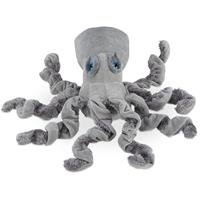 RELAXDAYS Türstopper Oktopus, für Boden, innen, schwer, Stoff Tier, Deko Türsack HxBxT 11 x 15 x 35 cm, grau