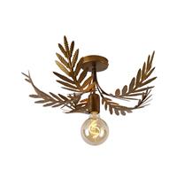 QAZQA Vintage Deckenleuchte Gold 46 cm - Botanica