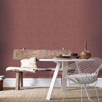 Decomode vliesbehang Concrete mat burgundy