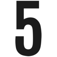 99223.013.5 - Label for house no. luminaire No. 5 99223.013.5
