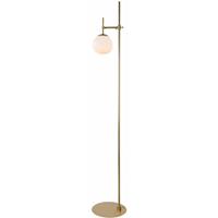 Maytoni Erich vloerlamp 1-lamp messing/wit