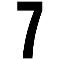 99223.013.7 - Label for house no. luminaire No. 7 99223.013.7