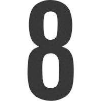 99223.013.8 - Label for house no. luminaire No. 8 99223.013.8