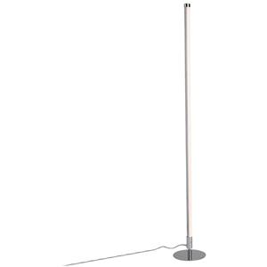 QAZQA LED Vloerlamp Line-up - Chroom - Modern - D 28mm