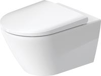 DURAVIT AG Duravit D-Neo Wand WC, Tiefspüler, spülrandlos, Durafix, 370x540 mm, 257709, Farbe: Weiß - 2577090000