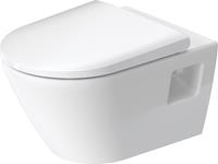 DURAVIT AG Duravit D-Neo Wand WC, Tiefspüler, spülrandlos, 370x540 mm, 257809, Farbe: Weiß - 2578090000