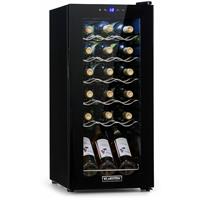 KLARSTEIN Shiraz 18 Slim Uno Weinkühlschrank 50l 18Fl Touch-Bedienfeld 138W 5-18°C