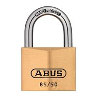ABUS Hangslot, 85/50 lock-tag, VE = 6 stuks, messing