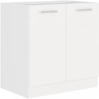 KÜCHEN PREISBOMBE EKO White Unterschrank 80 Weiss matt Küchenzeile Küchenblock Küche Einbauküche