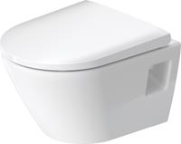 DURAVIT AG Duravit D-Neo Wand WC Compact, Tiefspüler, spülrandlos, 370x480 mm, 258709, Farbe: Weiß - 2587090000