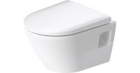 Duravit D-Neo hangtoilet compact met wondergliss 37x48x40cm Wit