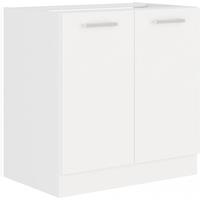 KÜCHEN PREISBOMBE EKO White Spülenschrank 80 Weiss matt Küchenzeile Küchenblock Küche Einbauküche