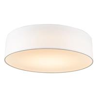 QAZQA Deckenleuchte weiß 40 cm inkl. LED - Drum LED
