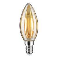 PAULMANN LICHT Paulmann 287.04 LED Filament Kerze 2,6W E14 Gold 230V 2500K Lüster Leuchtmittel