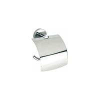 Toiletrolhouder Sapho X-Round 14.2x15 cm met Klep Chroom