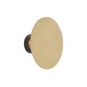 QAZQA Design wandlamp rond goud - Pulley