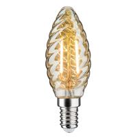 PAULMANN LICHT Paulmann 287.09 LED Filament Kerze 4,7W E14 Gedreht Gold 230V 2500K Lüster Deckenleuchte