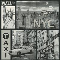 A.s. Création Behang New York Grijs - As-300452 - 53 Cm X 10,05 M