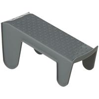 Set van 5x stuks schoenenrekjes/plankjes voor 1 paar schoenen grijs 29,5 x 25 cm choenenrekken