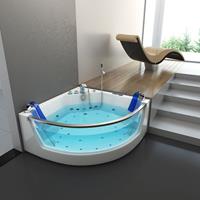 Home Deluxe Whirlpool Badewanne Atlantic L I Eckwanne, Whirlwanne, Indoor Jacuzzi