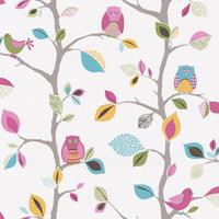 A.S. CREATIONS Tapete Wald Tapete Baum Tapete Kinderzimmer Bunt Gelb Grün Papiertapete Bunt Gelb Grün 856326 85632-6 - Bunt, Gelb, Grün