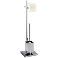 Wenko Stand WC-Garnitur Quadro - Vierkantrohr, Stahl - 