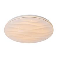 QAZQA Plafondlamp wit 38 cm incl. LED 2000 - 4000K - Damla