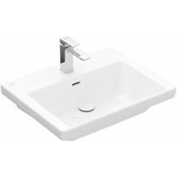 Villeroy & boch Subway 3.0 meubelwastafel 60x47cm 1 kraangat m/overloop wit 4a706001