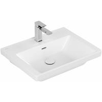 Villeroy & boch Subway 3.0 meubelwastafel 60cm 1 krgt m/overl.C+ stone white 4a7060rw