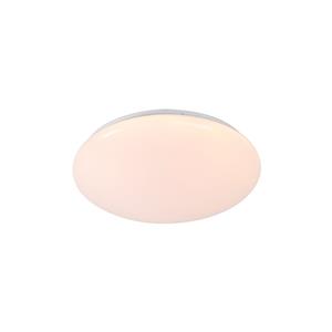 QAZQA LED Plafondlamp iene - Wit - Modern - D 33cm