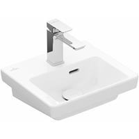 Villeroy & boch Subway 3.0 fontein 37x305cm 1 kraangat met overloop wit 43703701