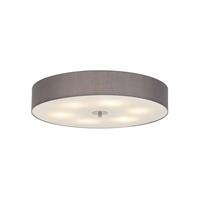 QAZQA Country Deckenleuchte grau 70 cm - Drum
