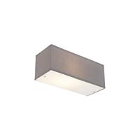 Qazqa Moderne wandlamp rechthoekig Grijs